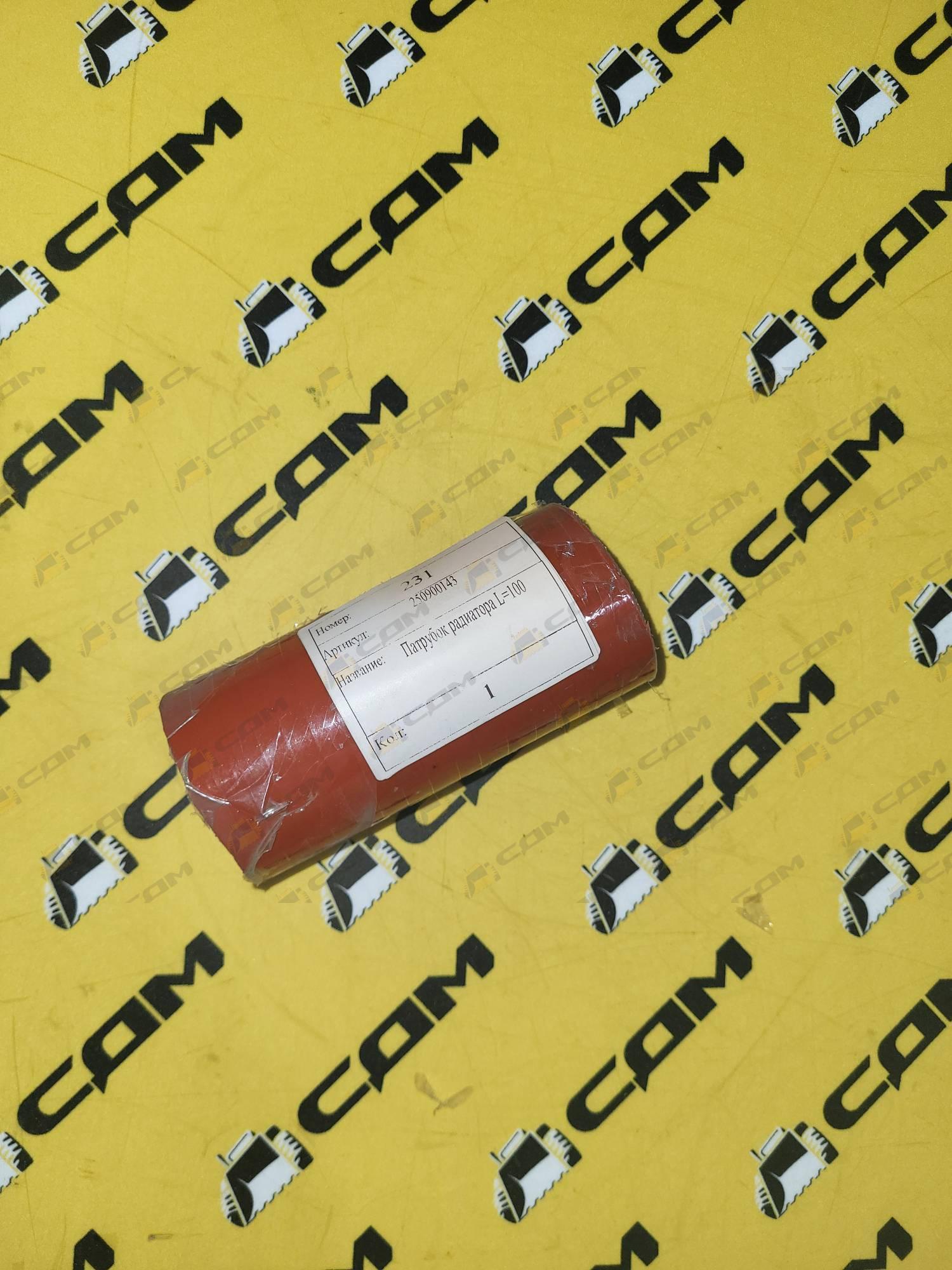 Патрубок радиатора L=100 860112806 250900143